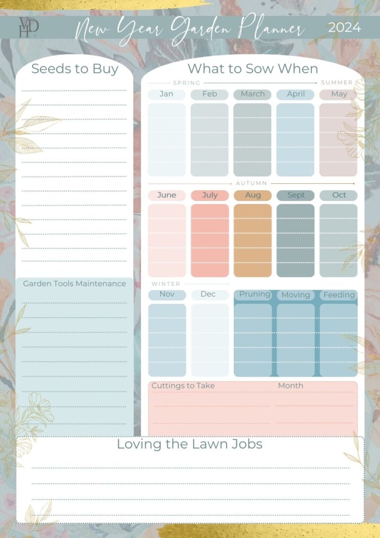 Victoria Hooper-Duckham Home 5 garden planner page two