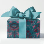 Home Original Floral Artwork 18 Lace Flower Pattern Teal Bbox GWVHD 25