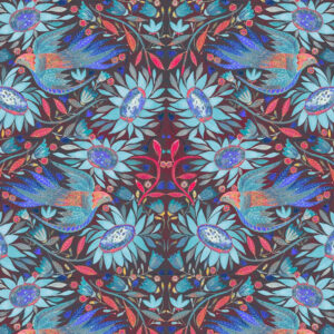 Radiant Bird Blue Detail GWVHD-25